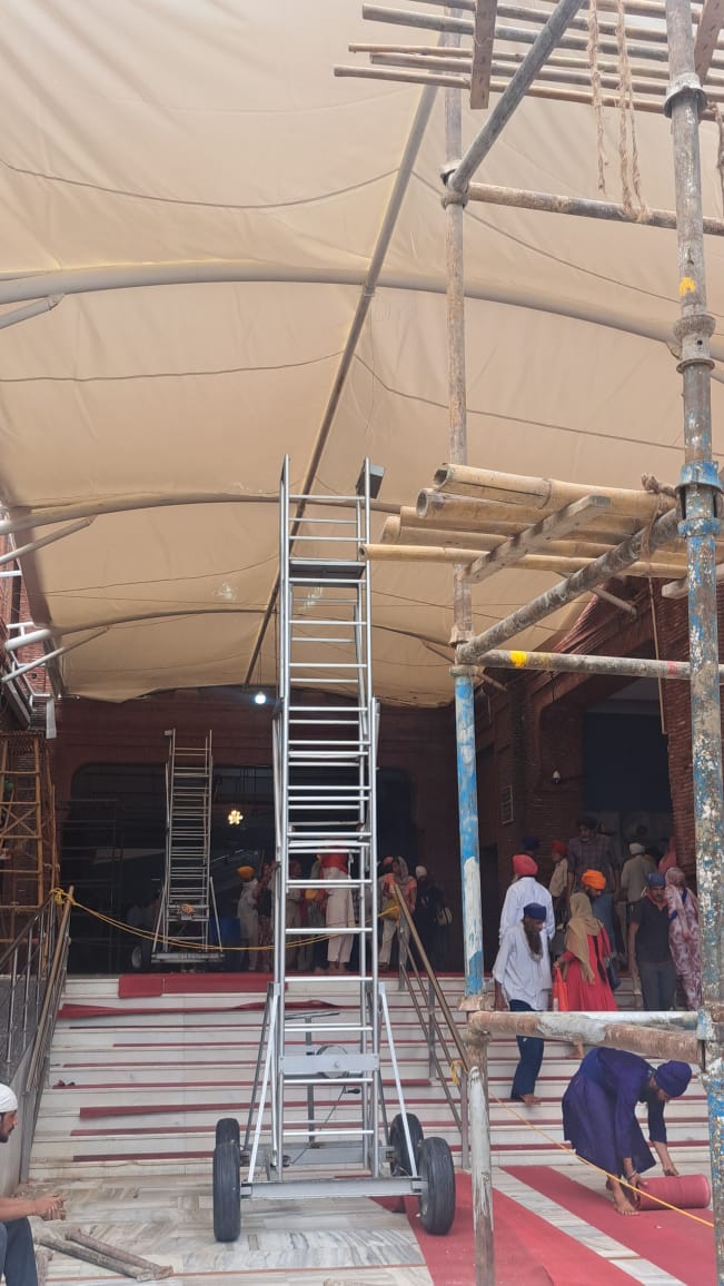 tensile structure work in Golden Temple, Community Kitchen Amritsar