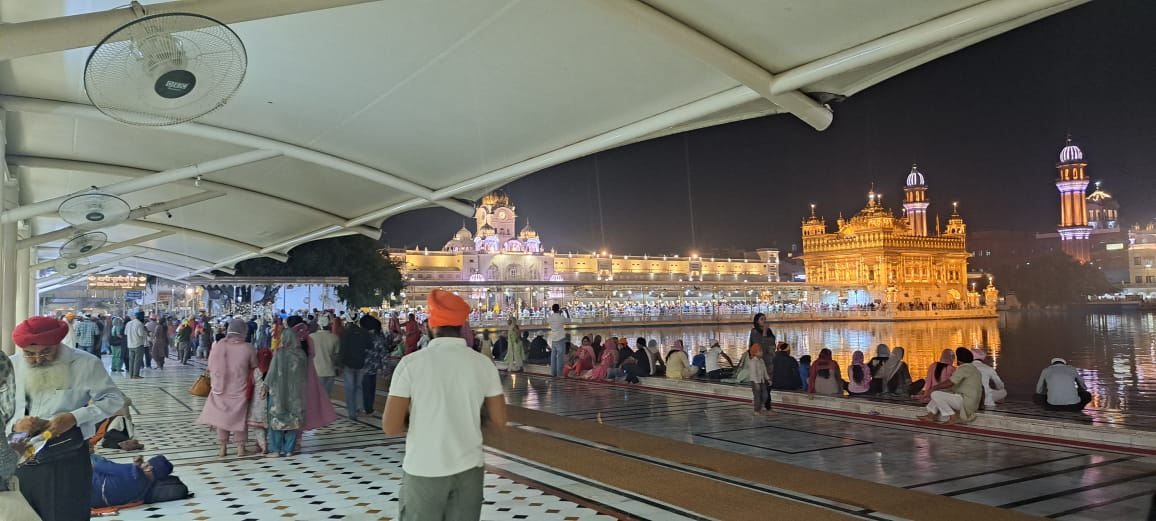 Golden Temple Walkway Tensile Structure Installation in Amritsar Punjab by Roofsheet India