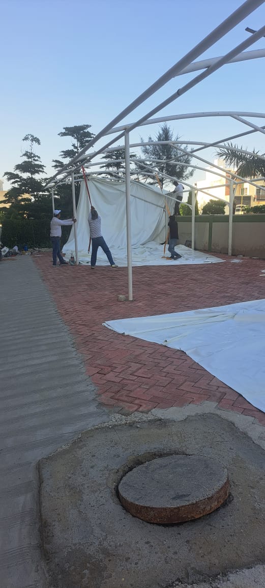 Industrial Warehouse Tensile Structure Contractors in Punjab