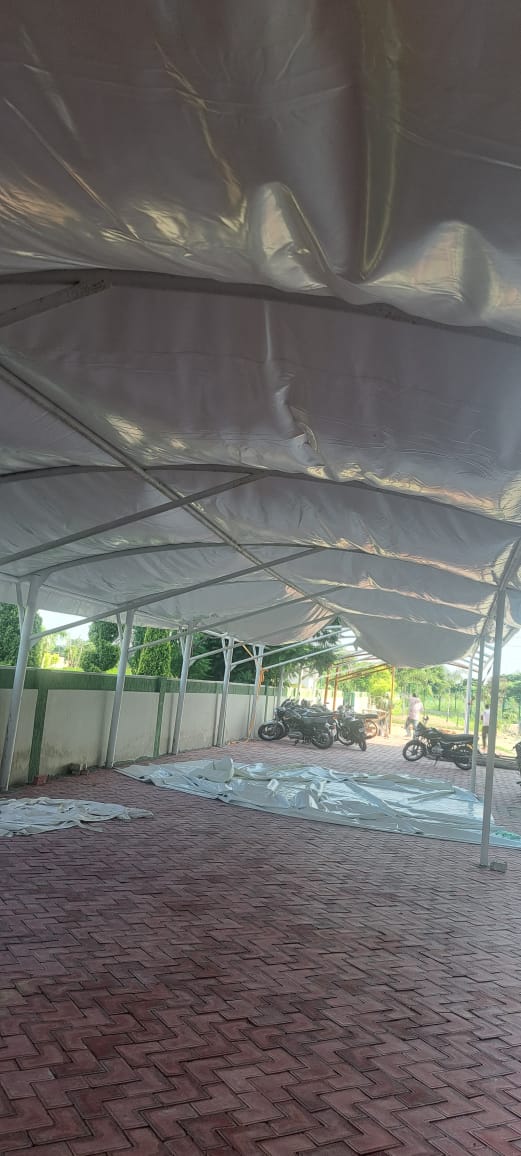 Commercial Parking Shade Structures for Shopping Malls